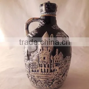 Mini Portable Antique Liquor Whiskey Decanter Customized Wine Decanter thumbnail-3