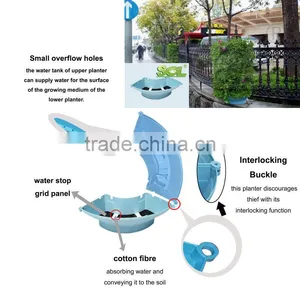 SOL Good-quality Hanging Planter Stackable Plastic Planter Garden Decoration thumbnail-4