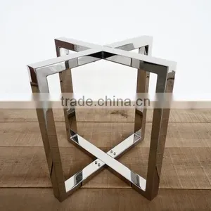 Polishing Stainless Steel Flat-packing Furniture Metal Coffee Table Bases thumbnail-2