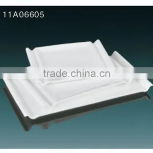 2014 Hot Sale White Ceramic Retangle Plate thumbnail-1