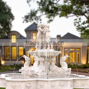 Garden Decoration Dancing Marble Water Fountain thumbnail-2