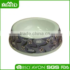 Chinese Bulk Buy Printing Cat Feet Melamine Pet Bowl thumbnail-1