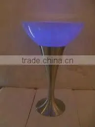 Modern Nightclub Furniture/plastic Bar Table With Light thumbnail-1