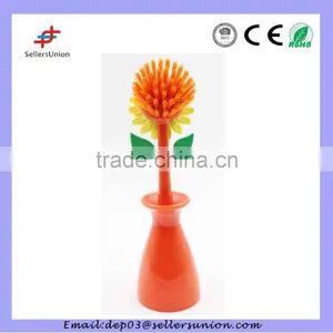 2015 New Plastic Brush With Sunflower Design thumbnail-2