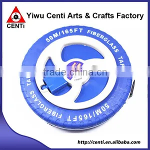 Wholesale Cheap 50m 165feet Fibre Glass Measure Tool Fibreglass Tape Measure thumbnail-1