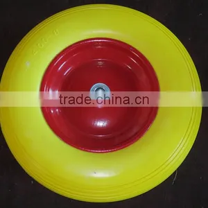 China Supplier Wheel Barrow Hand Cart Tyre and pu Wheel thumbnail-1