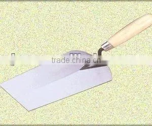 Carbon Steel Bricklaying Trowel With Wooden Handle thumbnail-1