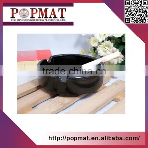 Round Shape White/black Color Ceramic Astray thumbnail-1
