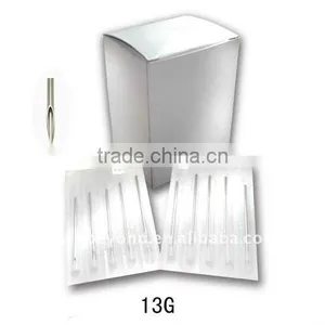 Body Piercing Sterile Needles 10,12,13,14,15,16,18,20G Navel Nose Ear thumbnail-1