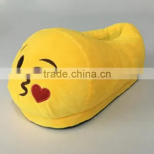 Hot Sale Plush Emoji Slippers, Unisex Adult Winter Warm House Shoes, One Size Fits Most thumbnail-5