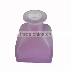 Colorful Frosted Yurt Glass Bottle for 50ml Reed Diffuser With Cork/glass Stopper thumbnail-4