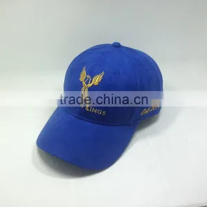 100%Suede Fabric Baseball Cap With Embossed Metal Buckle thumbnail-2