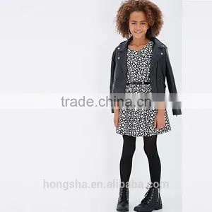 Girls Heart Print A-Line Dress Modren Children Wedding Dress Frocks Designs 2016 HSd7327 thumbnail-4