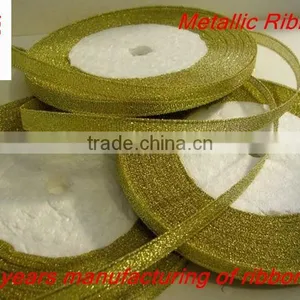 Silver Metallic Ribbon for Gift Package thumbnail-3