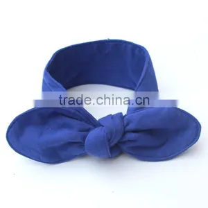 Girl Rabbit Headband Newborn Kids Cotton Elastic Hair Band Baby Top Headband thumbnail-4
