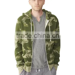 Rocky Printed Eco-fleece Full Face Zip Hoodie for Men thumbnail-1