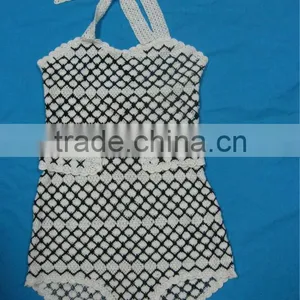 Fashionable Lady Crochet Swimwear Suit thumbnail-1