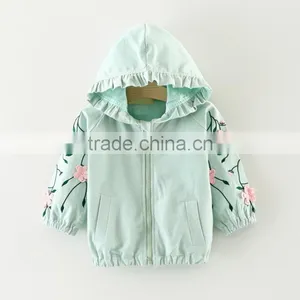 Zm11669a 2018 New Arrivals Wholesale Children's Boutique Clothing Girls Lovely Coat thumbnail-3