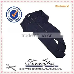 Sunntex Unisex Gender Working Clothes Industrial Mens Blue Overalls thumbnail-1