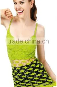 Fashion Lady's Mesh Camisole Bra Top thumbnail-1