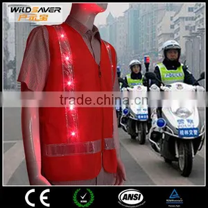 Led Traffic Uniform Workwear Light up hi Vis at Night thumbnail-1