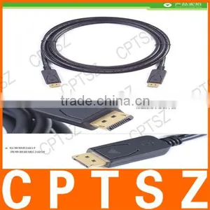 10 m Cable HD Line of High-end 24K Gold Plated Head DP Male to Male Line thumbnail-4