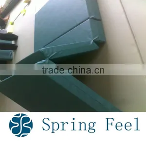 Dark Color Folding Foam Mattress With Waterproof Cover Canvas thumbnail-1
