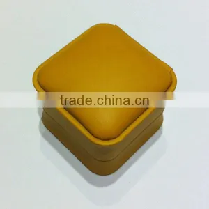 Yellow Leather Ring Jewelry Box thumbnail-2