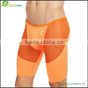 High Quality Pants Men Underwear Lingerie Made in Poland Men Middle Pants Sports Wear Siamese Trousers Men Boxer Shorts thumbnail-1