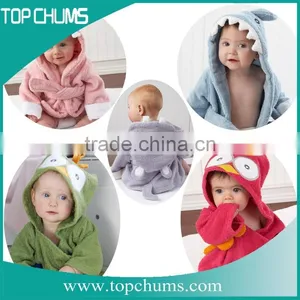 Fleece 100%Polyester Kids Bathrobes Wholesale,Kids Animal Bathrobes thumbnail-1