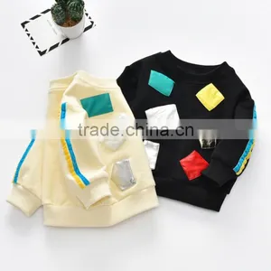 B22637A Autumn New Fashion Thickened Cotton Fleece Long Sleeved Children's Sweatshirt thumbnail-2