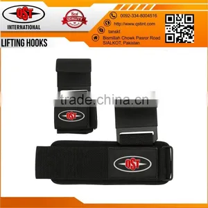 Weight Lifting Training Gym Hook Grips Straps Gloves Wrist Support Lift thumbnail-4