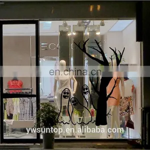 Halloween Theme Ghost and Tree Window/Wall Sticker Halloween Decoration Home Decoration thumbnail-2