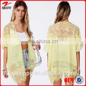2014 New Arrival Fashion Ladies Lace Kimono thumbnail-1