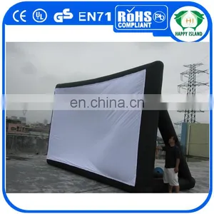 HAPPYISLAND PVC Coated Nylon or Oxford Cloth Inflatable Projector Screens for Sale thumbnail-5
