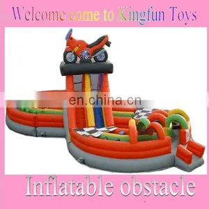 8H Motor Inflatable Obstacle Courses for Amusement Park thumbnail-1