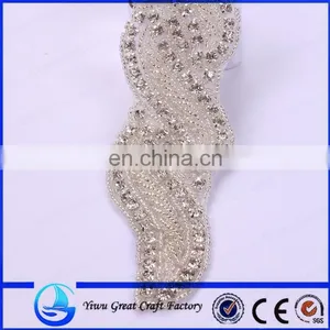 Wholesale New Luxury Bride Hair Brides With Rhinestone Jewelry, Wedding Dress Accessories l Dress Belt thumbnail-2