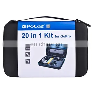 PULUZ 20 in 1 Accessories Combo Kit With EVA Case for Gopro for Dslr Camera thumbnail-1