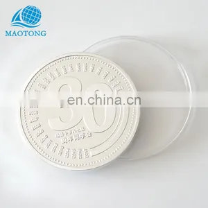 Custom Made Cheap Price Metal Pure Silver Souvenir Coins thumbnail-3