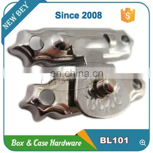 Cheap Small Nickel Decorative Metal Lock for Gift Box thumbnail-2