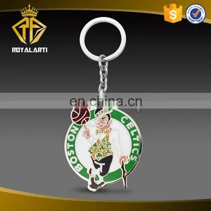 Hot Selling Custom Basketball Sport Zinc Alloy Metal Keychain thumbnail-1