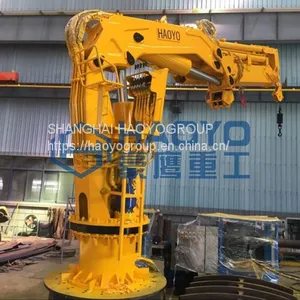 HAOYO Marine Crane Offshore Hydraulic Telescopic Arm Marine Cranes for Sale With BV CCS CE ABS Certification thumbnail-4