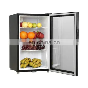 IS-SC-90 High-Efficiency Energy-Saving Black White Display Glass Cabinet Single Door Refrigerated Display Cabinet thumbnail-2