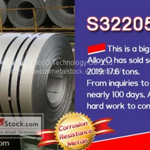 AlloyO Special Metal Has Sold S32205 Duplex Steel 17 Tons thumbnail-1