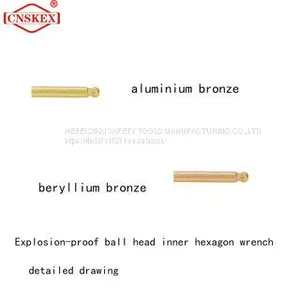 Non Sparking Tools Wrench Hex Key With Ball thumbnail-5