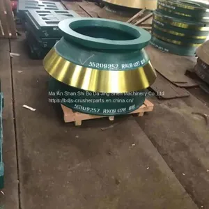 High Manganese Steel Nordberg Cone Crusher Wear Parts Bowl Liner for Metso thumbnail-3