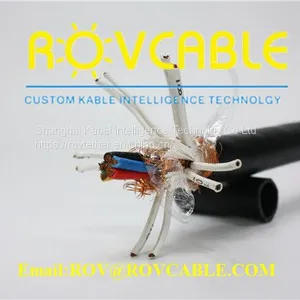 Underwater Waterproof Umbilical Submarine PUR Jacket Subsea Marine ROV Cable thumbnail-3