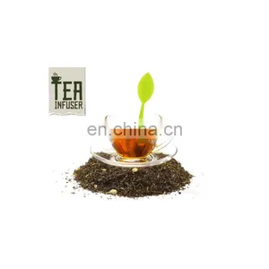Wholesale Silicone & Stainless Steel Leaf Shape Tea Infuser / Tea Ball thumbnail-3