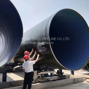 For Drinking Water Transmission 40“ AWWA C200 Spiral Welded Carbon Steel Tubes thumbnail-3