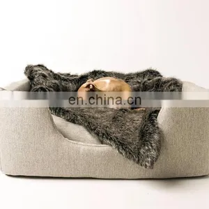 Pet Dog Bed Orthopedic Traditional Sofa-Style Living Room Couch Pet Bed With Removable Cover thumbnail-2